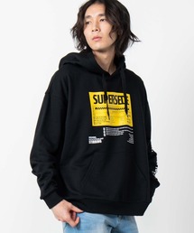 WEGO | WEGO/ラベルロゴビッグシルエットプルパーカー(パーカー)