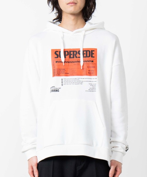 WEGO（ウィゴー）の「WEGO/ラベルロゴビッグシルエットプルパーカー（パーカー・メンズ・ブラック/オフホワイト・MEDIUM/LARGE）」の18枚目の写真