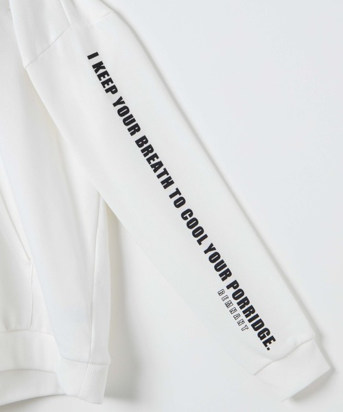 WEGO（ウィゴー）の「WEGO/ラベルロゴビッグシルエットプルパーカー（パーカー・メンズ・ブラック/オフホワイト・MEDIUM/LARGE）」の11枚目の写真