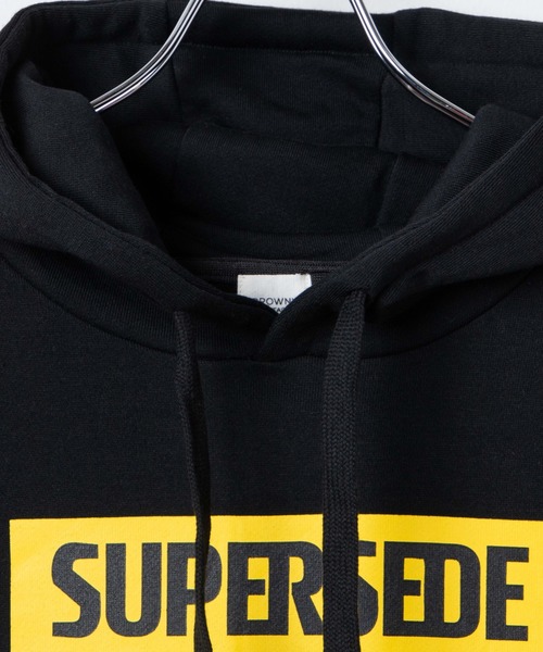 WEGO（ウィゴー）の「WEGO/ラベルロゴビッグシルエットプルパーカー（パーカー・メンズ・ブラック/オフホワイト・MEDIUM/LARGE）」の15枚目の写真