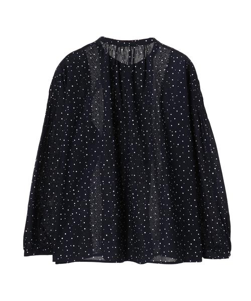 AMERICAN HOLIC(アメリカンホリック)の「レースピンタックブラウス *(シャツ/ブラウス・レディース・ブラック/オフホワイト/ドット・FREE)」の15枚目の写真