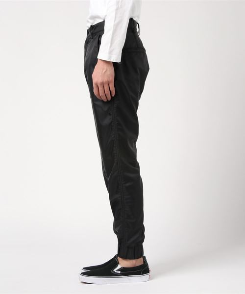 08sircus（ゼロエイトサーカス）の「【08sircus】ボンディングウォッシュタフタリブパンツ（その他パンツ・メンズ・ブラック・4/5）」の3枚目の写真