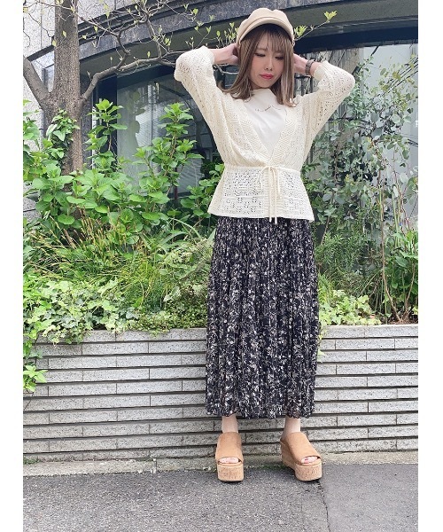 one way（ワンウェイ）の「シシュウロゴＴ（Tシャツ/カットソー・レディース・ホワイト/ベージュ/ライトグリーン/ライトピンク・FREE）」の19枚目の写真