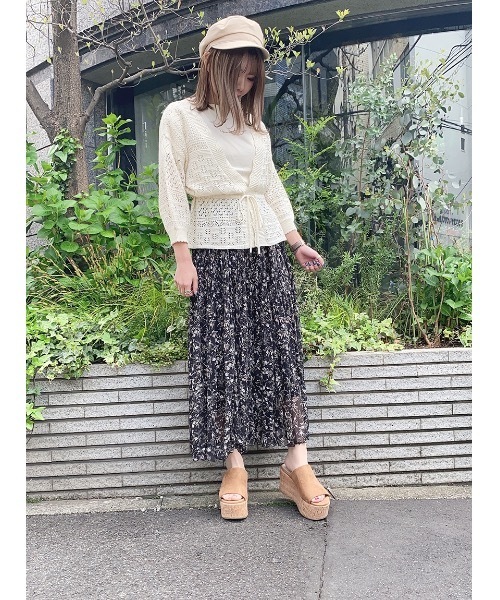 one way（ワンウェイ）の「シシュウロゴＴ（Tシャツ/カットソー・レディース・ホワイト/ベージュ/ライトグリーン/ライトピンク・FREE）」の14枚目の写真