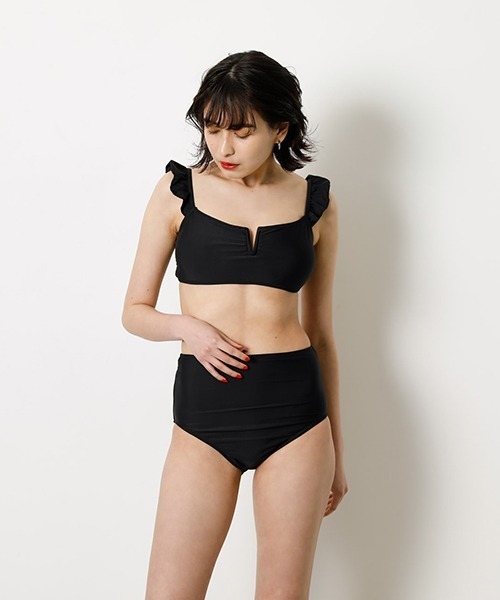 LEOPARD FRILS BIKINII/レオパードフリルビキニ（水着）｜AZUL