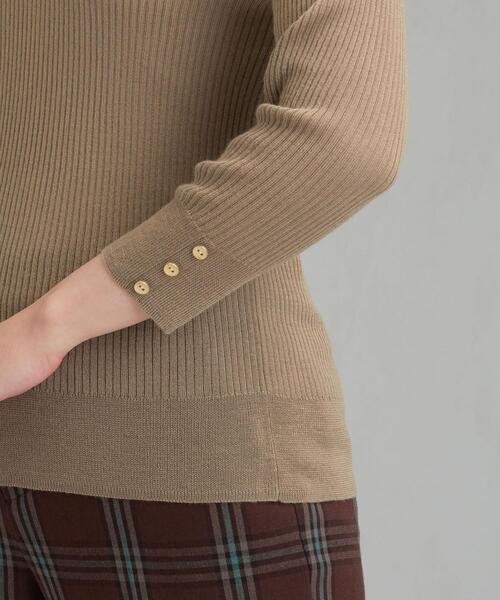 green label relaxing（グリーンレーベルリラクシング）の「[手洗い可能] [1_OF MINE]  ツイン ニット アンサンブル カーディガン（カーディガン/ボレロ・レディース・ブラウン/パープル/ダークグレー/ベージュ・FREE）」の22枚目の写真