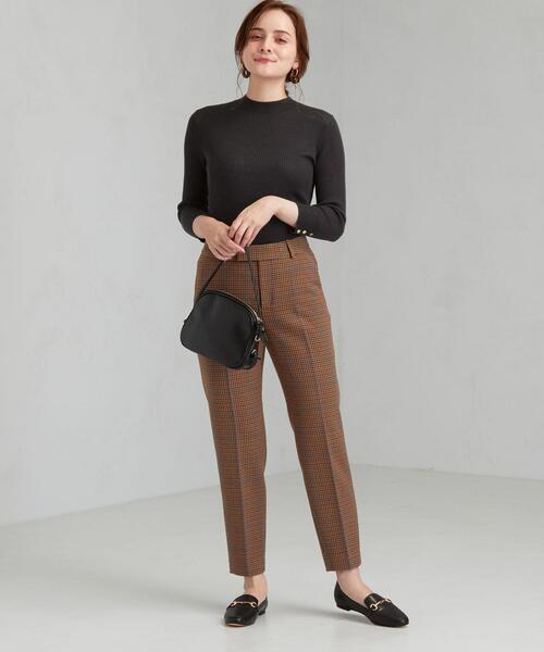 green label relaxing（グリーンレーベルリラクシング）の「[手洗い可能] [1_OF MINE]  ツイン ニット アンサンブル カーディガン（カーディガン/ボレロ・レディース・ブラウン/パープル/ダークグレー/ベージュ・FREE）」の8枚目の写真