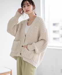 A part by | 1.5ゲージウールザックリカーディガン　910932(カーディガン/ボレロ)