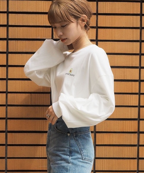 tiptop(ティップトップ)の「フルーツロゴBIGロンT(Tシャツ/カットソー・レディース・オフホワイト/ホワイト系その他/ホワイト系その他2/ブラック/ブラック系その他/ブラック系その他2・FREE)」の19枚目の写真
