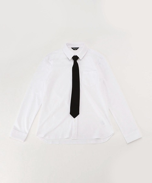 ネクタイ付き 長袖シャツ 140 160サイズ シャツ ブラウス Comme Ca Ism コムサイズム のファッション通販 Zozotown