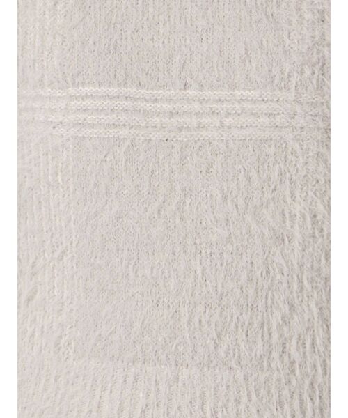 dazzlin（ダズリン）の「チェックシャギーニットトップス（ニット/セーター・レディース・ブラウン/グレー/オフホワイト・FREE）」の6枚目の写真