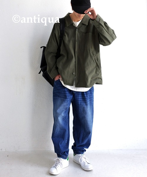 antiqua(アンティカ)の「一本でこなれる。サーカスパンツ(その他パンツ・メンズ・ブラック/ブラウン/カーキ/ブルー系その他/ノンウォッシュ/ブルー系その他2・M/L/L/XL)」の12枚目の写真