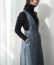 rectangle | エコレザージャンパースカート(ジャンパースカート)