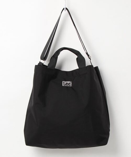 セール Lee リー 撥水ｂｉｇトートバッグ ショルダーバッグ 2way ワンポイント刺繍ロゴ ブランドロゴ A3サイズ収納可 トートバッグ Lee リー のファッション通販 Zozotown