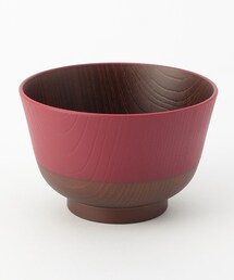 212 KITCHEN STORE（トゥワントゥキッチンストア）の「日本伝統色 木目塗分汁椀 古代朱（食器）」