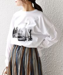 【WEB限定】オーガニックコットンフォトTEE◆