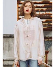 jouetie | シアーチャイナブラウス【チャイナシャツ】(シャツ/ブラウス)