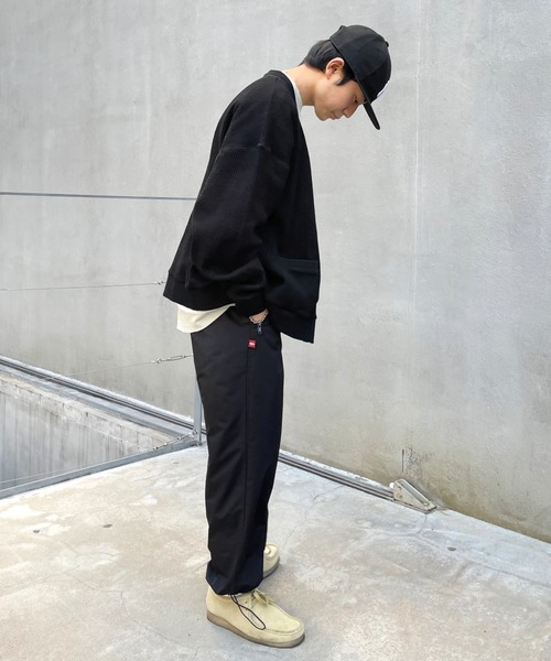 WHO'S WHO gallery（フーズフーギャラリー）の「【KOOKY'N/クーキー】 ワッフルジップカーディガン（カーディガン/ボレロ・メンズ・ブラック/ネイビー/グレー・FREE）」の11枚目の写真