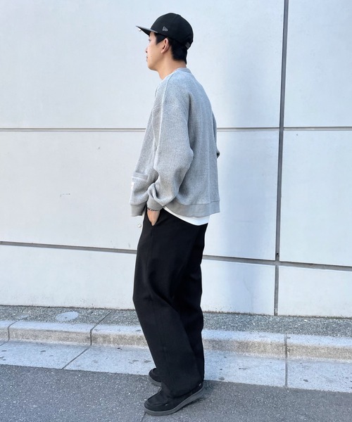 WHO'S WHO gallery（フーズフーギャラリー）の「【KOOKY'N/クーキー】 ワッフルジップカーディガン（カーディガン/ボレロ・メンズ・ブラック/ネイビー/グレー・FREE）」の17枚目の写真