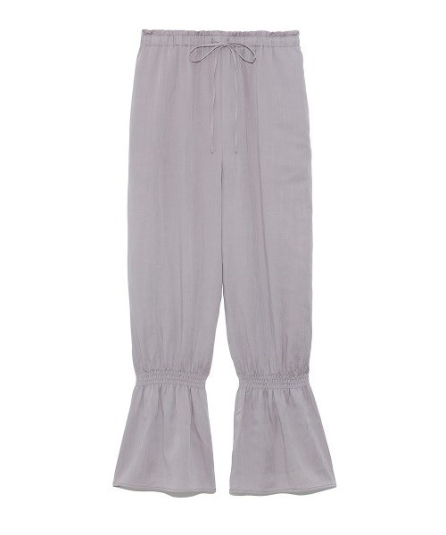 SNIDEL HOME（スナイデルホーム）の「裾シャーリングフリルパンツ