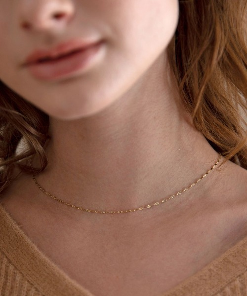 mangata（モンガータ）の「10K  Bonheur necklace（ネックレス・レディース・ゴールド・FREE）」の2枚目の写真
