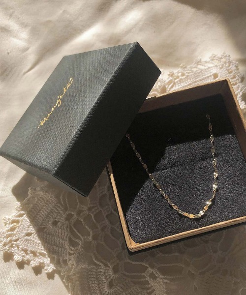 mangata（モンガータ）の「10K  Bonheur necklace（ネックレス・レディース・ゴールド・FREE）」の5枚目の写真