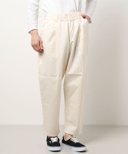 BACK NUMBER(バックナンバー)の「【BACK NUMBER】シェフイージーパンツ(その他パンツ・メンズ・オフホワイト/ブラック・M/XL/L)」の2枚目の写真