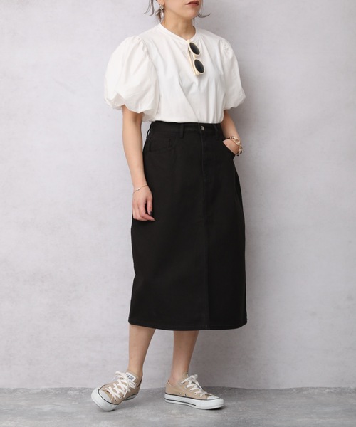 ap retro(アプレトロ)の「バルーンスリーブカットソー【ZOZO限定アイテム】(Tシャツ/カットソー・レディース・ホワイト/ブルー/ブラック・FREE)」の18枚目の写真