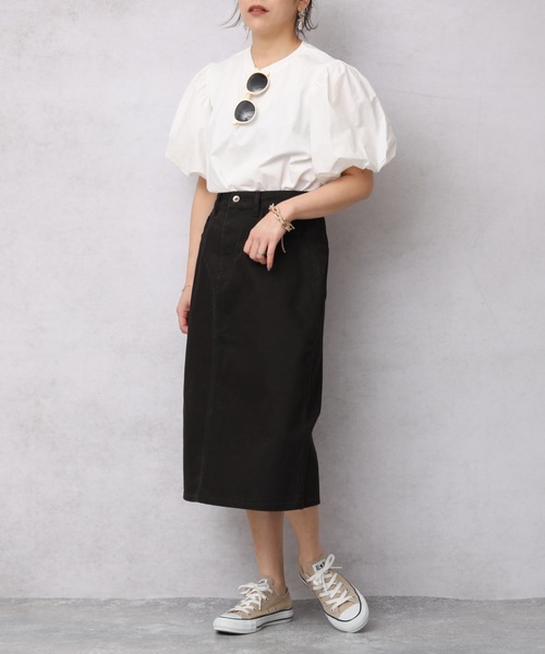 ap retro(アプレトロ)の「バルーンスリーブカットソー【ZOZO限定アイテム】(Tシャツ/カットソー・レディース・ホワイト/ブルー/ブラック・FREE)」の22枚目の写真