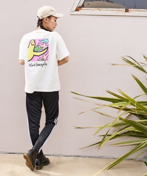 Mark Gonzales(マーク・ゴンザレス)の「【ムラサキスポーツ別注】MarkGonzales/マークゴンザレス ビッグシルエットTシャツ MGLD-003(Tシャツ/カットソー・レディース・ホワイト×パープル/ブラック/ホワイト×ブルー・L/M)」の18枚目の写真