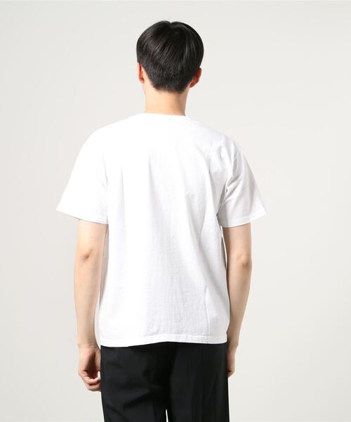 Good On（グッドオン）の「【0】【Good On/グッドオン】ショートスリーブ ポケット付Tシャツ（Tシャツ/カットソー・メンズ・ピンク/マスタード/ホワイト/ベージュ/モカ/ブラック/サックスブルー/ブルー/ネイビー/クリーム/ダークグリーン・L/M/XL）」の19枚目の写真