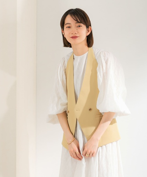 KBF（ケイビーエフ）の「ホルターベスト（ベスト・レディース・イエロー/ネイビー/アイボリー・ONE）」の11枚目の写真