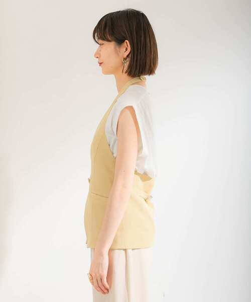 KBF（ケイビーエフ）の「ホルターベスト（ベスト・レディース・イエロー/ネイビー/アイボリー・ONE）」の14枚目の写真