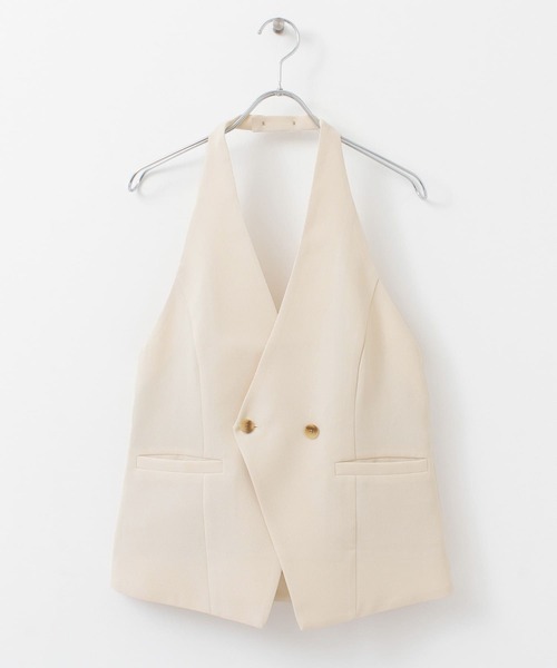 KBF（ケイビーエフ）の「ホルターベスト（ベスト・レディース・イエロー/ネイビー/アイボリー・ONE）」の17枚目の写真