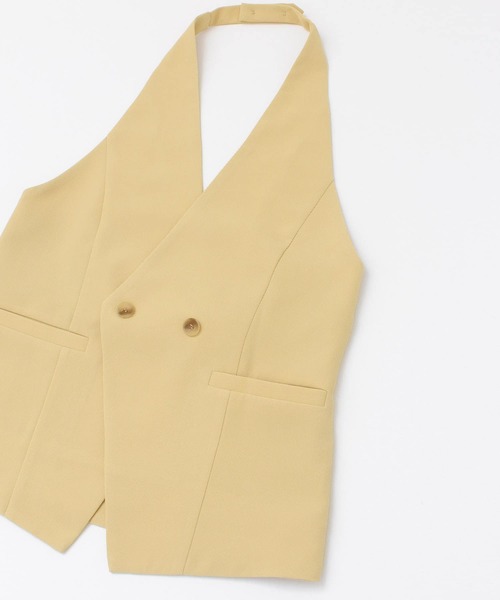 KBF（ケイビーエフ）の「ホルターベスト（ベスト・レディース・イエロー/ネイビー/アイボリー・ONE）」の19枚目の写真