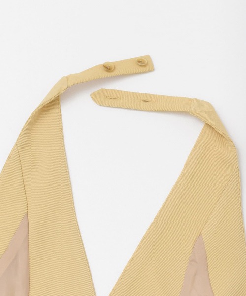 KBF（ケイビーエフ）の「ホルターベスト（ベスト・レディース・イエロー/ネイビー/アイボリー・ONE）」の20枚目の写真