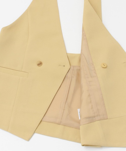 KBF（ケイビーエフ）の「ホルターベスト（ベスト・レディース・イエロー/ネイビー/アイボリー・ONE）」の21枚目の写真