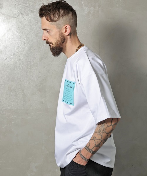 GALLIS ADDICTION（ガリスアディクション）の「GA SILICON-PRINT TEE/プリント 半袖Tシャツ（Tシャツ/カットソー・メンズ・ホワイト/ブラック/ラベンダー・M/L）」の22枚目の写真