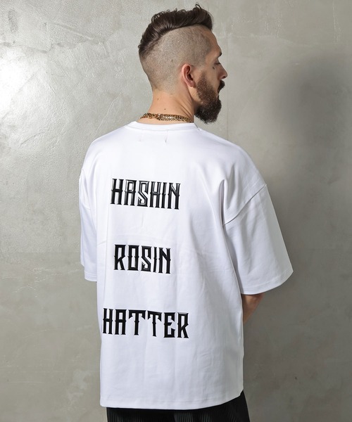 GALLIS ADDICTION（ガリスアディクション）の「GA SILICON-PRINT TEE/プリント 半袖Tシャツ（Tシャツ/カットソー・メンズ・ホワイト/ブラック/ラベンダー・M/L）」の9枚目の写真