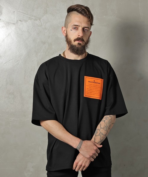 GALLIS ADDICTION（ガリスアディクション）の「GA SILICON-PRINT TEE/プリント 半袖Tシャツ（Tシャツ/カットソー・メンズ・ホワイト/ブラック/ラベンダー・M/L）」の17枚目の写真