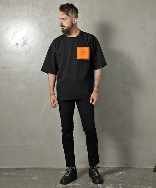 GALLIS ADDICTION（ガリスアディクション）の「GA SILICON-PRINT TEE/プリント 半袖Tシャツ（Tシャツ/カットソー・メンズ・ホワイト/ブラック/ラベンダー・M/L）」の10枚目の写真