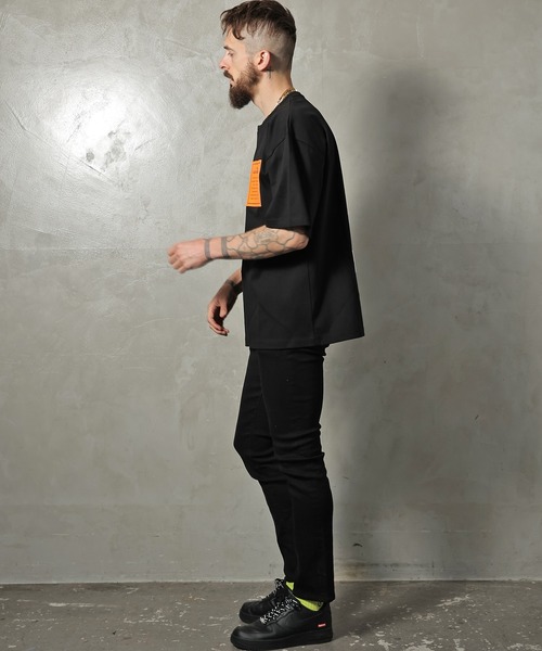 GALLIS ADDICTION（ガリスアディクション）の「GA SILICON-PRINT TEE/プリント 半袖Tシャツ（Tシャツ/カットソー・メンズ・ホワイト/ブラック/ラベンダー・M/L）」の7枚目の写真