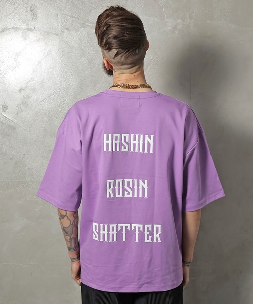 GALLIS ADDICTION（ガリスアディクション）の「GA SILICON-PRINT TEE/プリント 半袖Tシャツ（Tシャツ/カットソー・メンズ・ホワイト/ブラック/ラベンダー・M/L）」の16枚目の写真