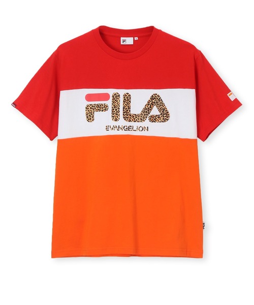FILA(フィラ)の「【FILA×RADIO EVA】ロゴTシャツ(Tシャツ/カットソー・メンズ・ピンク/ブラック・MEDIUM/SMALL/LARGE/X-LARGE)」の5枚目の写真