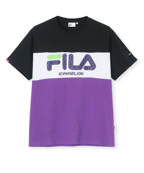 FILA(フィラ)の「【FILA×RADIO EVA】ロゴTシャツ(Tシャツ/カットソー・メンズ・ピンク/ブラック・MEDIUM/SMALL/LARGE/X-LARGE)」の4枚目の写真