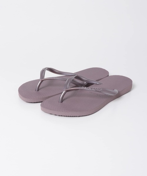 KBF+（ケービーエフプラス）の「havaianas　HAVAIANAS SLIM∴（サンダル・レディース・パープル/ゴールド・MEDIUM）」の2枚目の写真