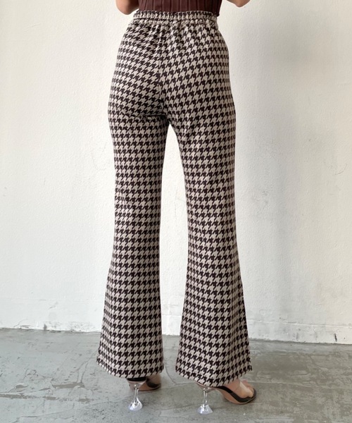 SHAGGIE(シャギー)の「千鳥チェックフレアパンツ(その他パンツ・レディース・ブラウン・FREE)」の17枚目の写真