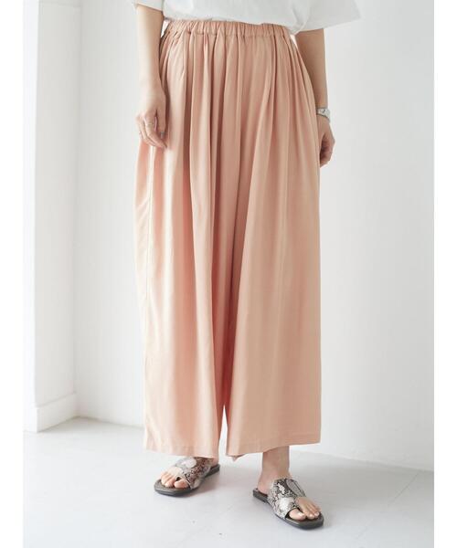 CRAFT STANDARD BOUTIQUE（クラフトスタンダードブティック）の「ウエストタックギャザーパンツ　＊◇（その他パンツ・レディース・ベージュ/カーキ/モカ/ピンク・M/L）」の21枚目の写真