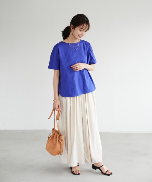 CRAFT STANDARD BOUTIQUE（クラフトスタンダードブティック）の「ウエストタックギャザーパンツ　＊◇（その他パンツ・レディース・ベージュ/カーキ/モカ/ピンク・M/L）」の7枚目の写真