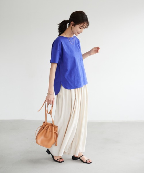 CRAFT STANDARD BOUTIQUE（クラフトスタンダードブティック）の「ウエストタックギャザーパンツ　＊◇（その他パンツ・レディース・ベージュ/カーキ/モカ/ピンク・M/L）」の8枚目の写真